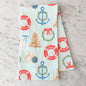 Coastal Christmas Tea Towel | Coastal Holiday Dish Towel - kennedy and co