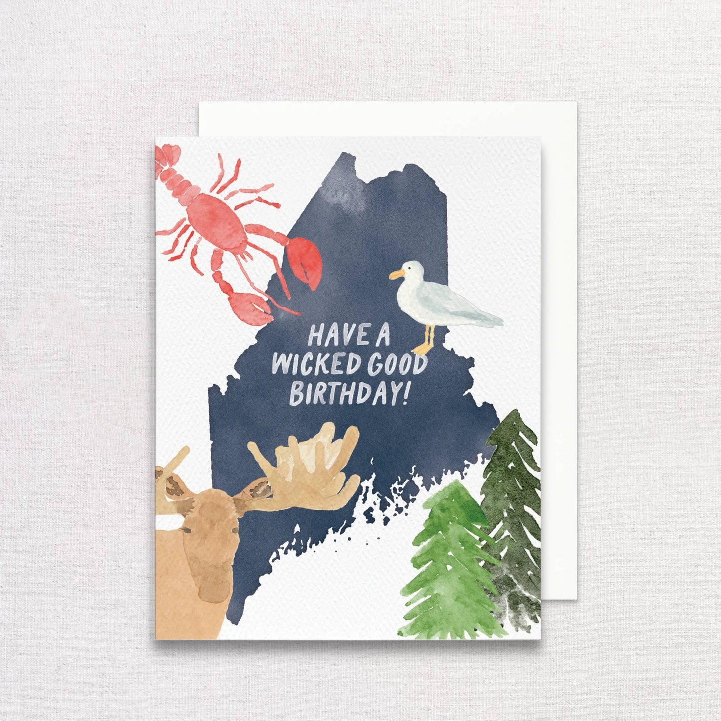 Maine Birthday Greeting Card | Have a Wicked Good Birthday - kennedy and co
