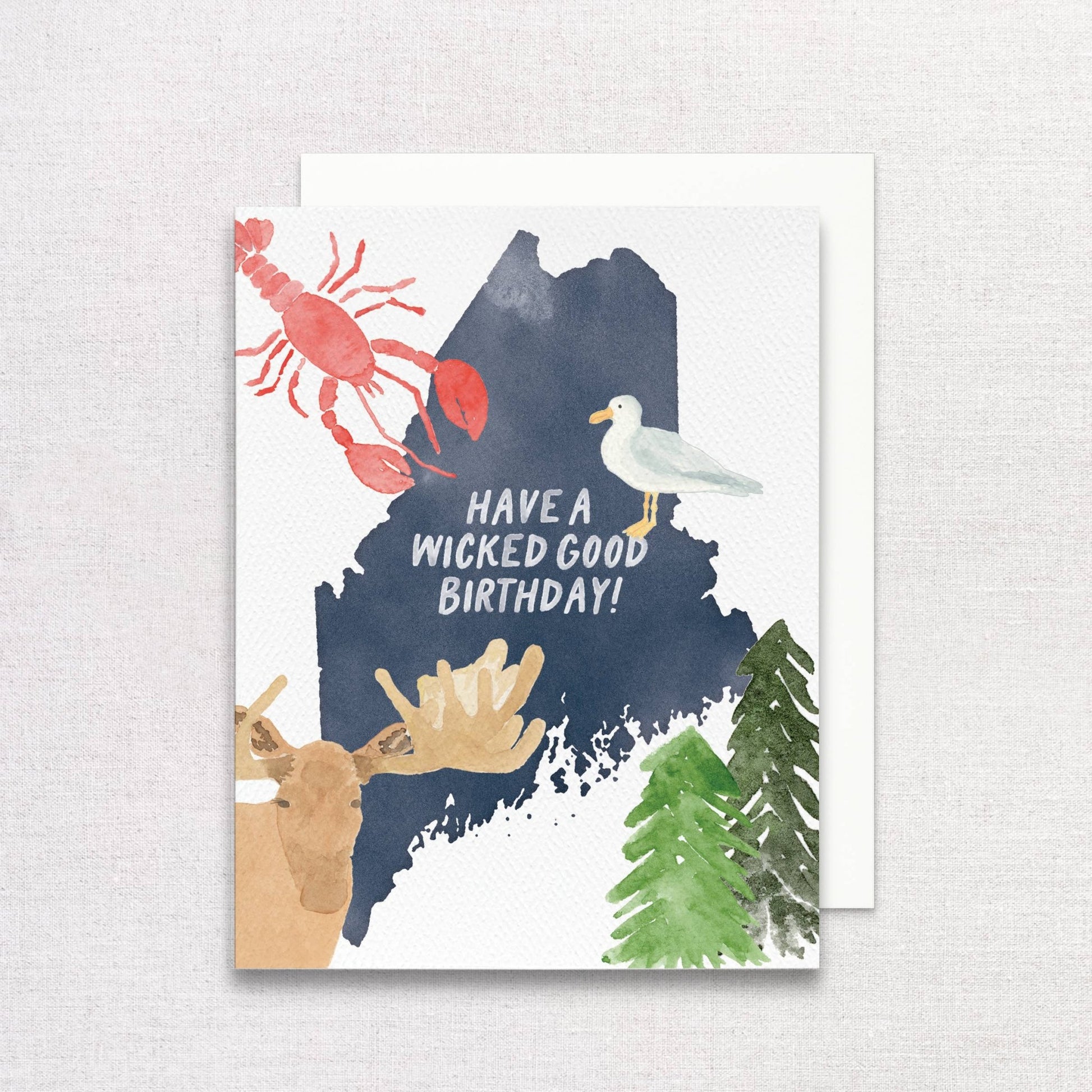 Maine Birthday Greeting Card | Have a Wicked Good Birthday - kennedy and co