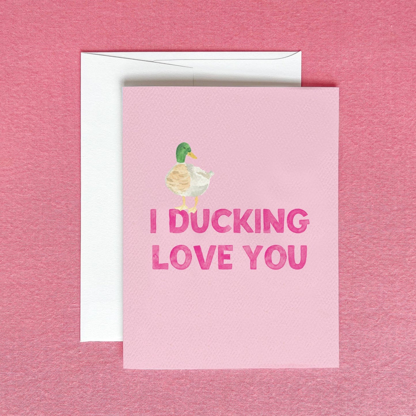 I Ducking Love You Greeting Card | Funny Anniversary Card - kennedy and co