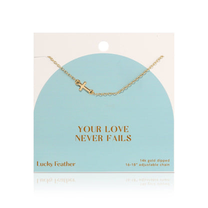 Faith Collection Necklace - Your Love Never Fails - kennedy and co