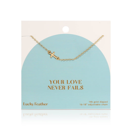 Faith Collection Necklace - Your Love Never Fails - kennedy and co