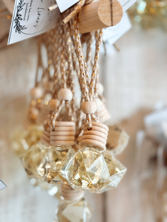 Luxe Linen Car Diffuser - kennedy and co