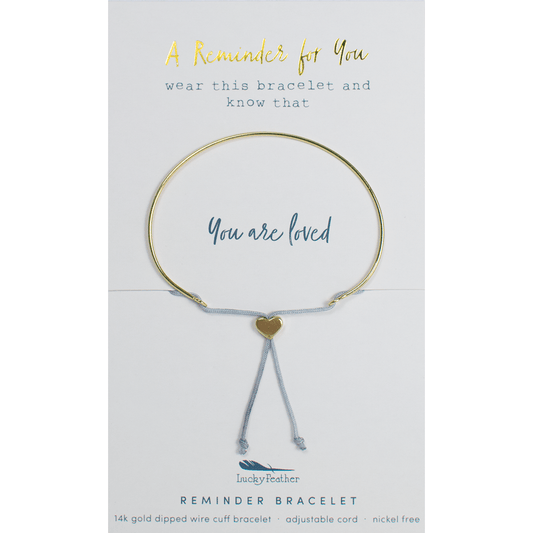 Reminder Bracelet - Gold - LOVED - kennedy and co