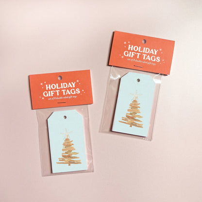 Driftwood Christmas Tree Holiday Gift Tags, Set of 8 - kennedy and co