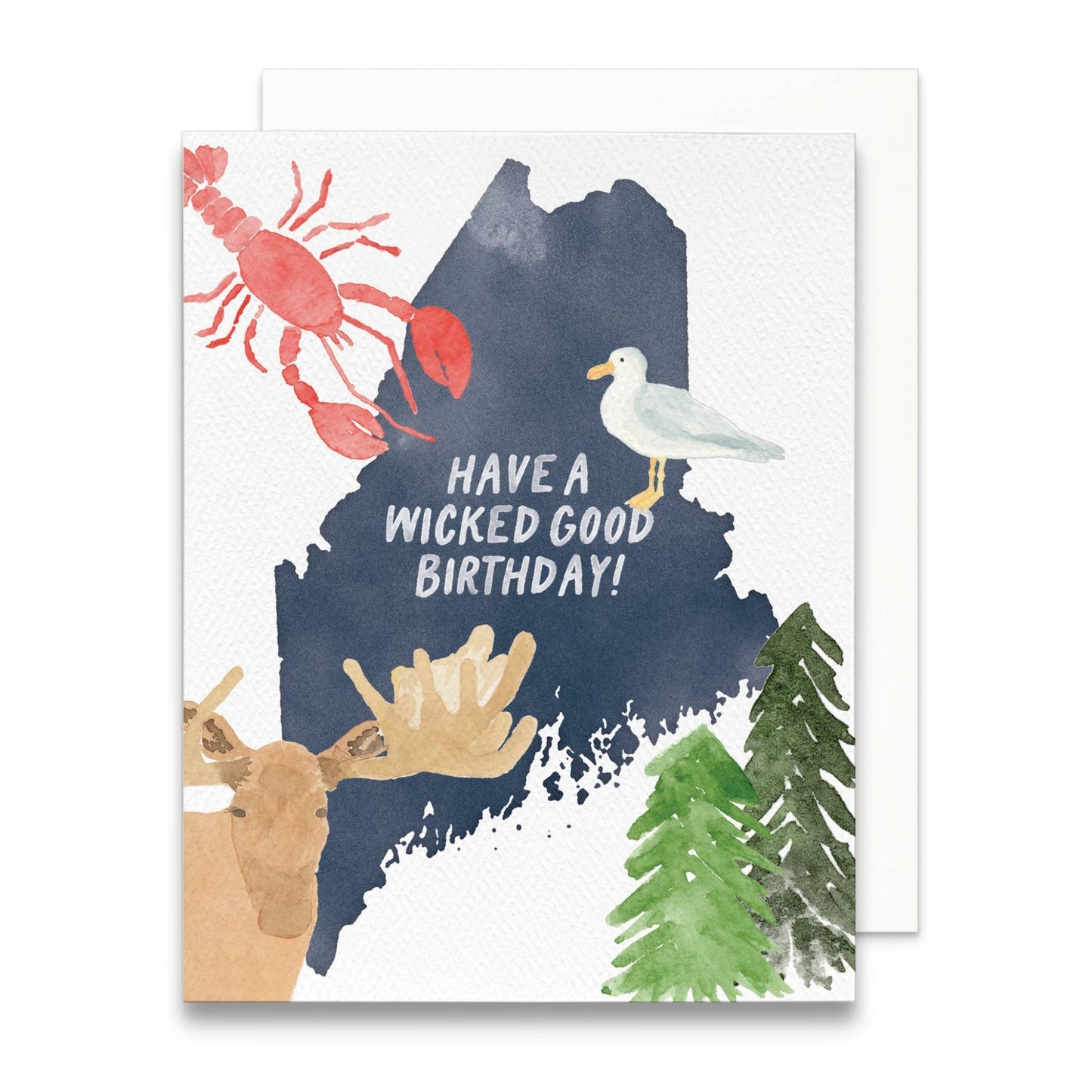 Maine Birthday Greeting Card | Have a Wicked Good Birthday - kennedy and co