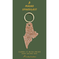 Glitter Keychain - State - MAINE - kennedy and co