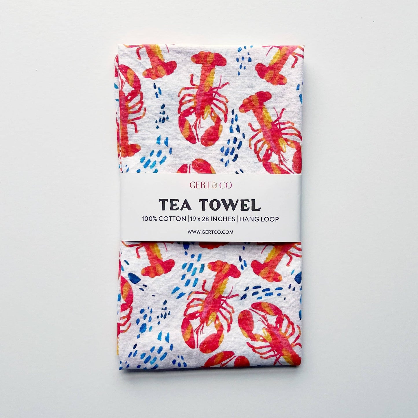 Lobster Kitchen Towel | Coastal Tea Towel - kennedy and co