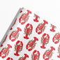 Holiday Lobster Gift Wrap | Coastal Christmas Lobster Wrap - kennedy and co